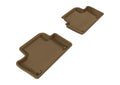 3D MAXpider 2010-2017 Volvo XC60 Kagu 2nd Row Floormats - Tan L1VV01521502