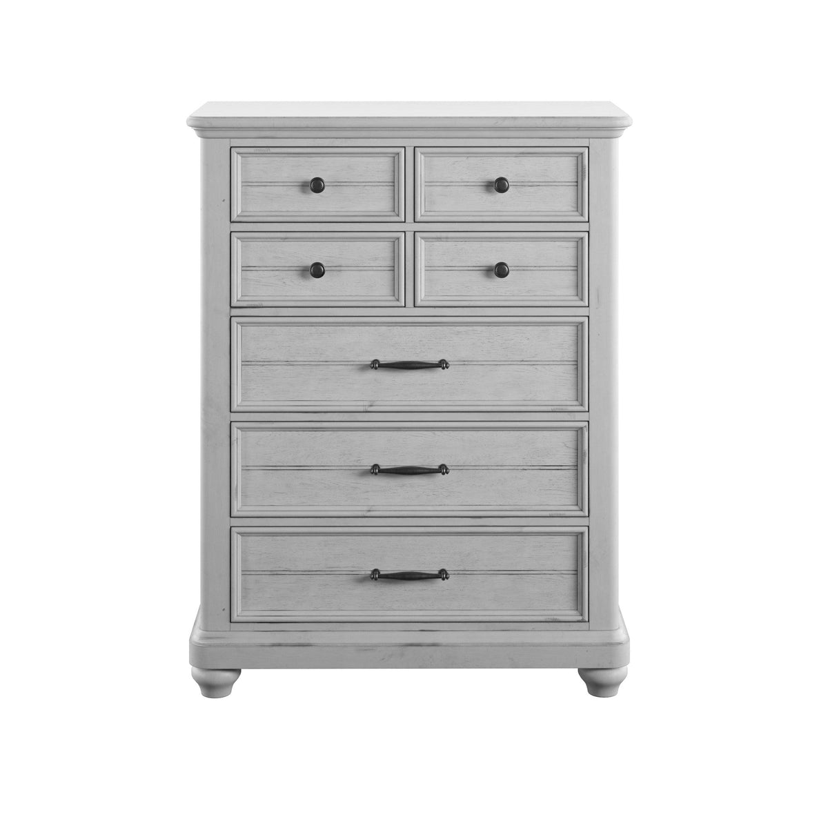 Gray 7-Drawer Chest
