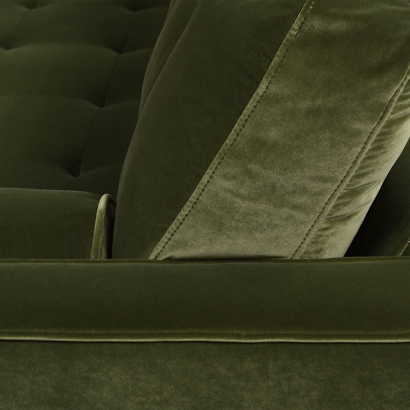 Nicholas 83.5" Mid-Century Modern Sofa, Olive