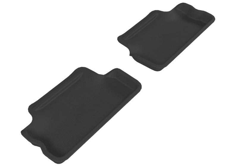 3D MAXpider 2007-2013 Mini Cooper Hardtop Kagu 2nd Row Floormats - Black L1MN00221509