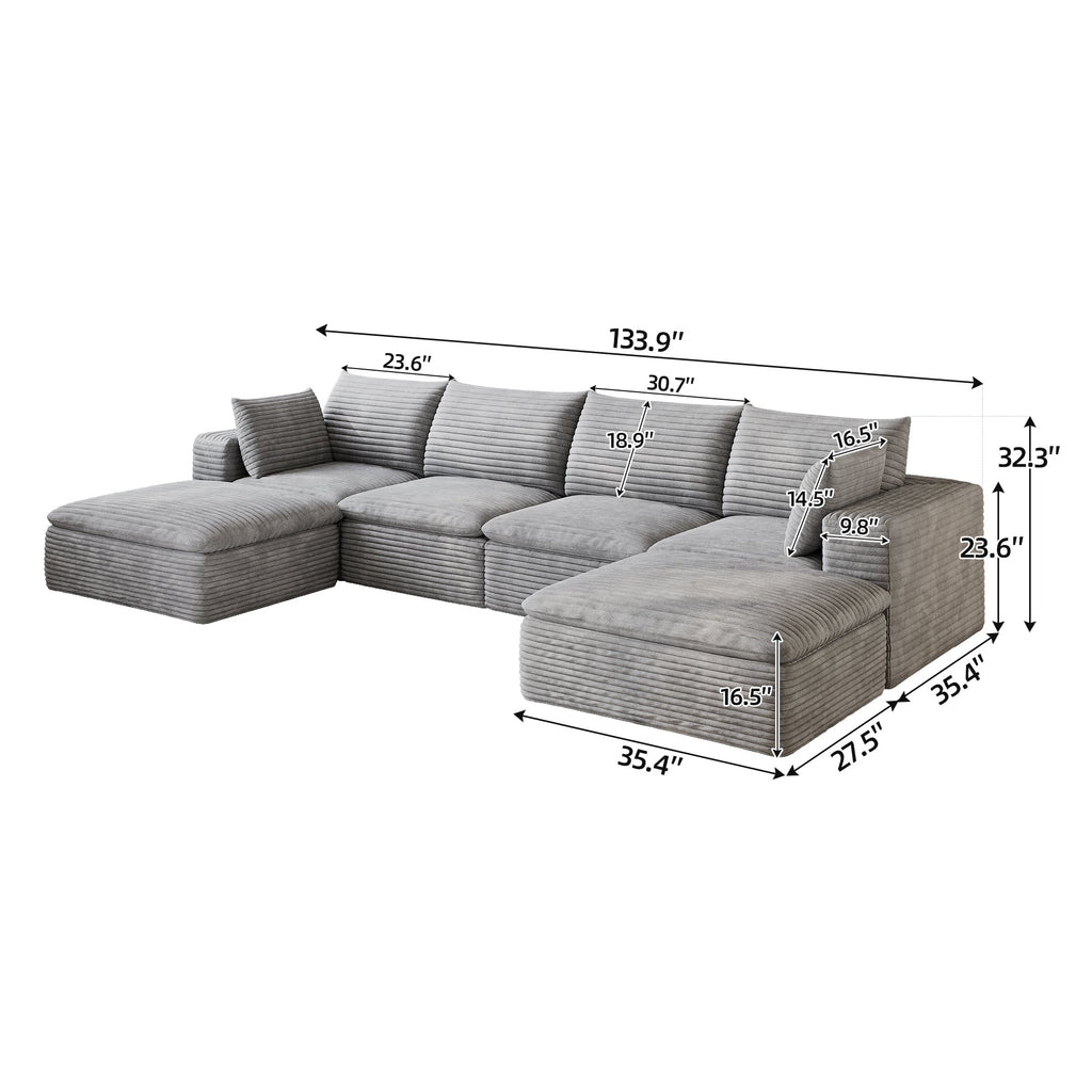 134" Cloud Sofa