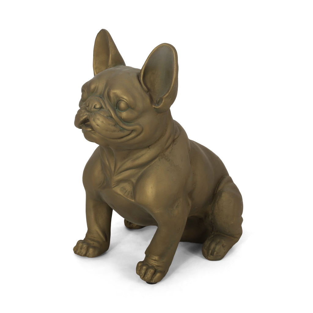 Dog Garden Sculpture - Outdoor French Bulldog Garden Statue