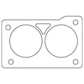 Cometic Gasket Cometic GM LT1/LT4 Gen-2 Small Block V8 .060in KF Throttle Body Gasket C15016-060