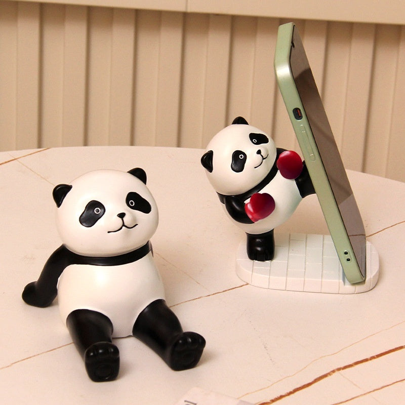 Panda Phone Holder Ornament Decorative Cultural And Creative Gift