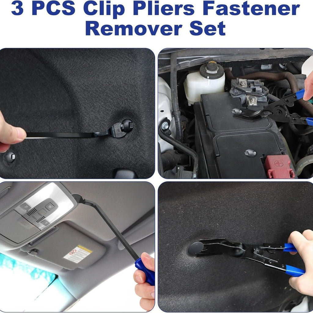 Car Removal Tool Kit 9 Pcs Oil Seal Hooks 4 Pcs Pry Bars Auto Trim Panel Disassembly Set For Car Modification