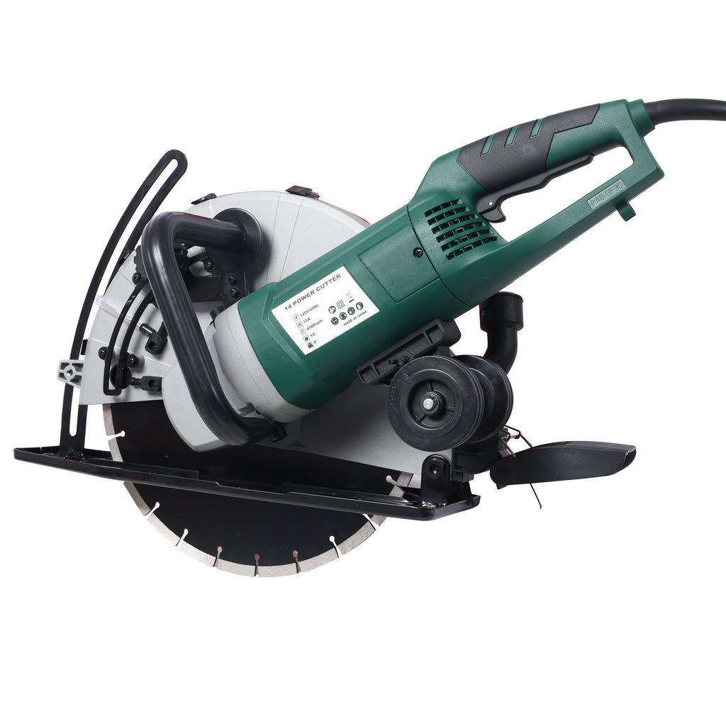 Portable 14" Wet/Dry Electric Corded Concrete Saw