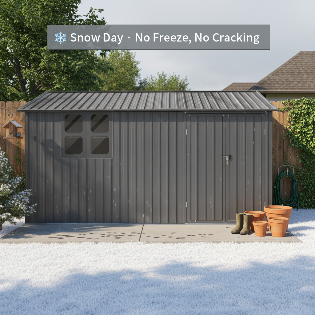 12x10 Ft Metal Garden Sheds