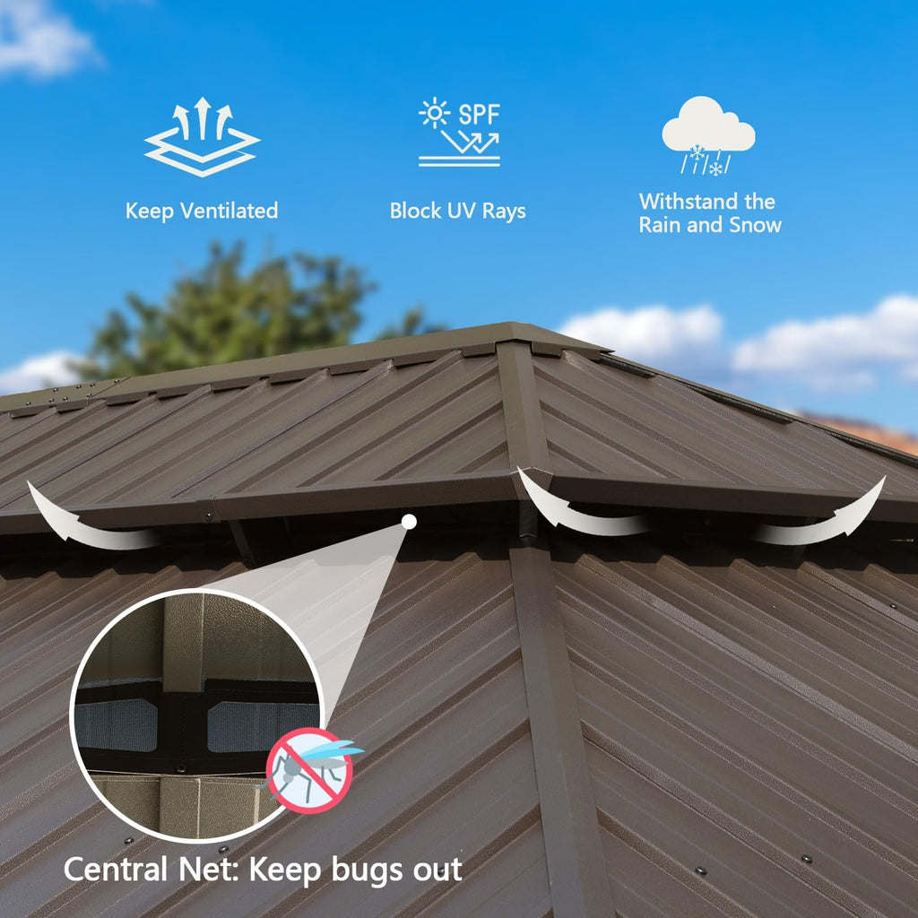 14x22FT Hardtop Gazebo