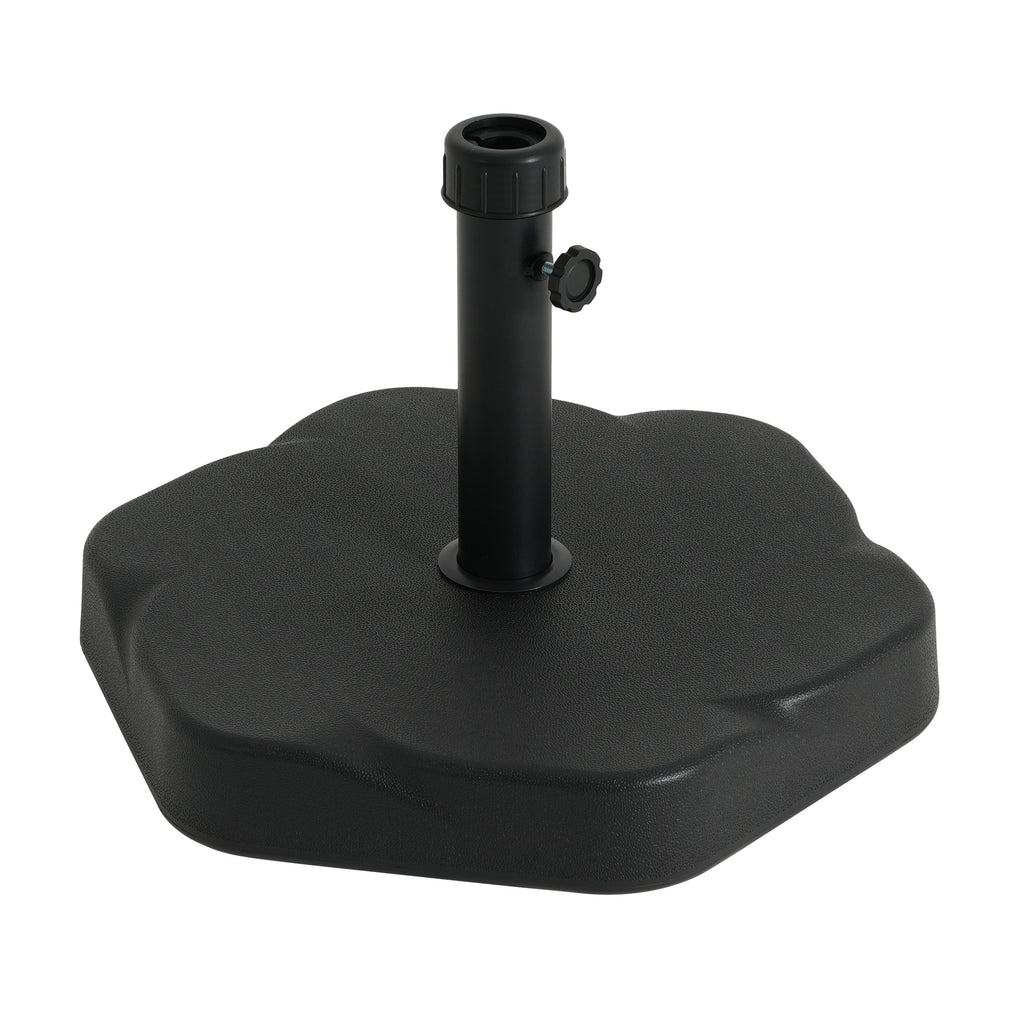 Hex Shape Outdoor 65-Pound Umbrella Base