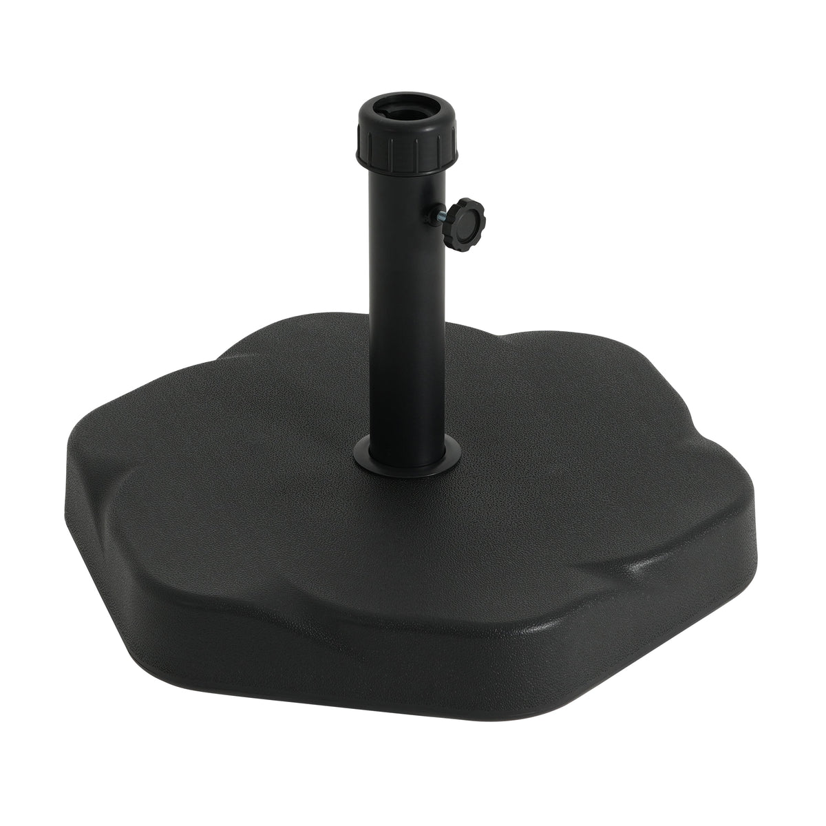Hex Shape Outdoor 65-Pound Umbrella Base