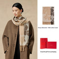 Womens Merino Wool Jacquard High-End Thickened Winter Neck Warmer