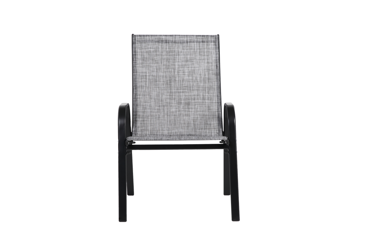 8 Piece Patio Chairs - Outdoor Camping Chairs with Breathable Fabric