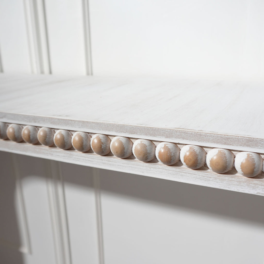 Washed White Console Table