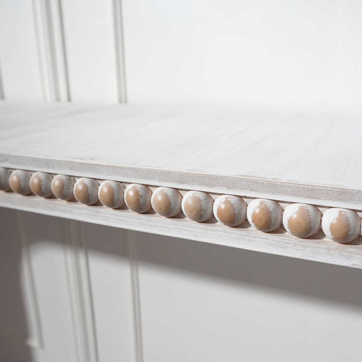 Washed White Console Table