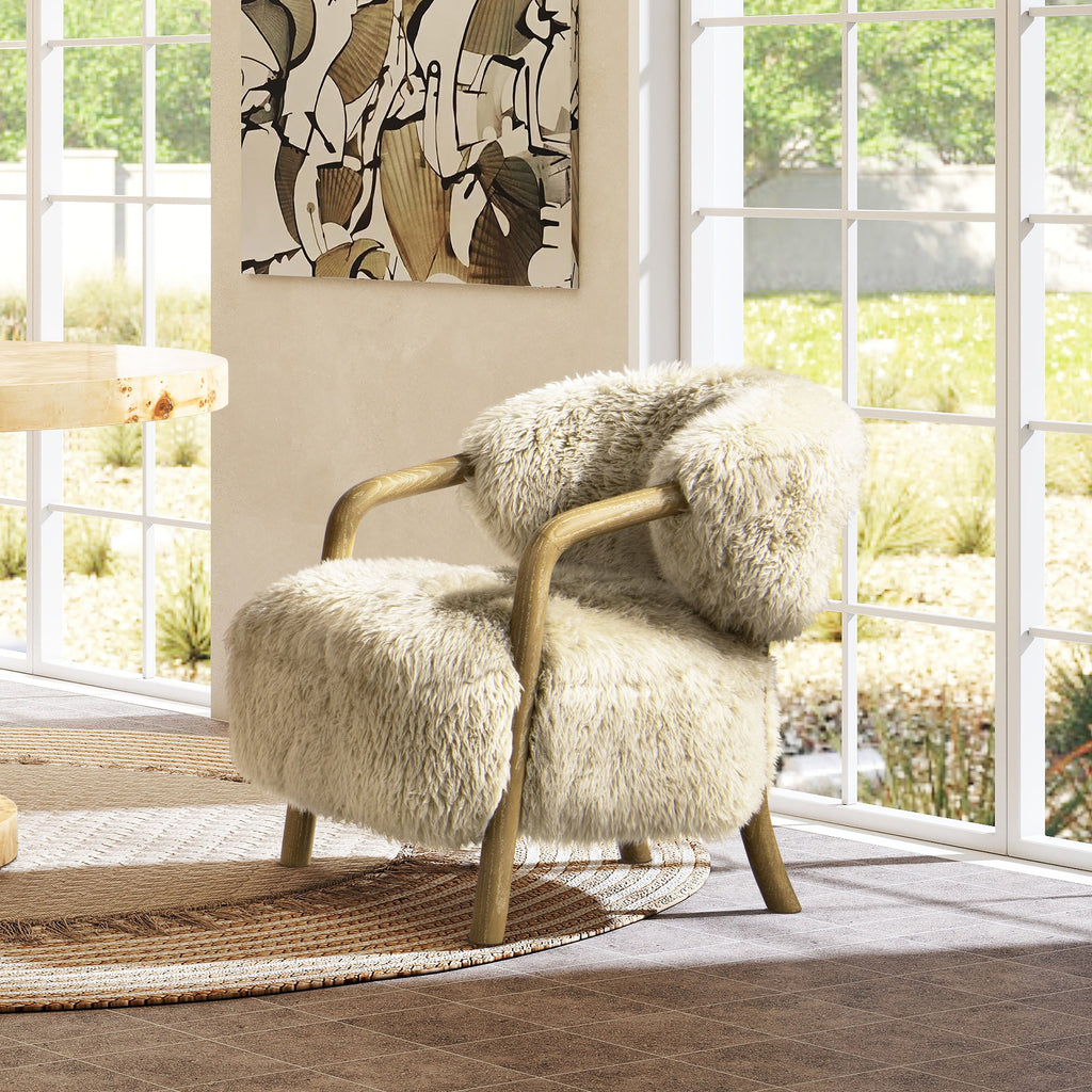 Becker 33" Rustic Accent Chair