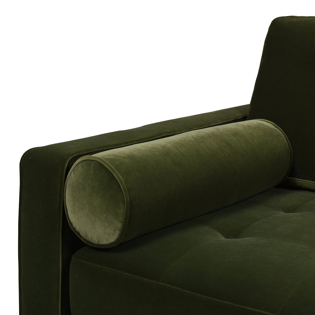 Nicholas 83.5" Mid-Century Modern Sofa, Olive