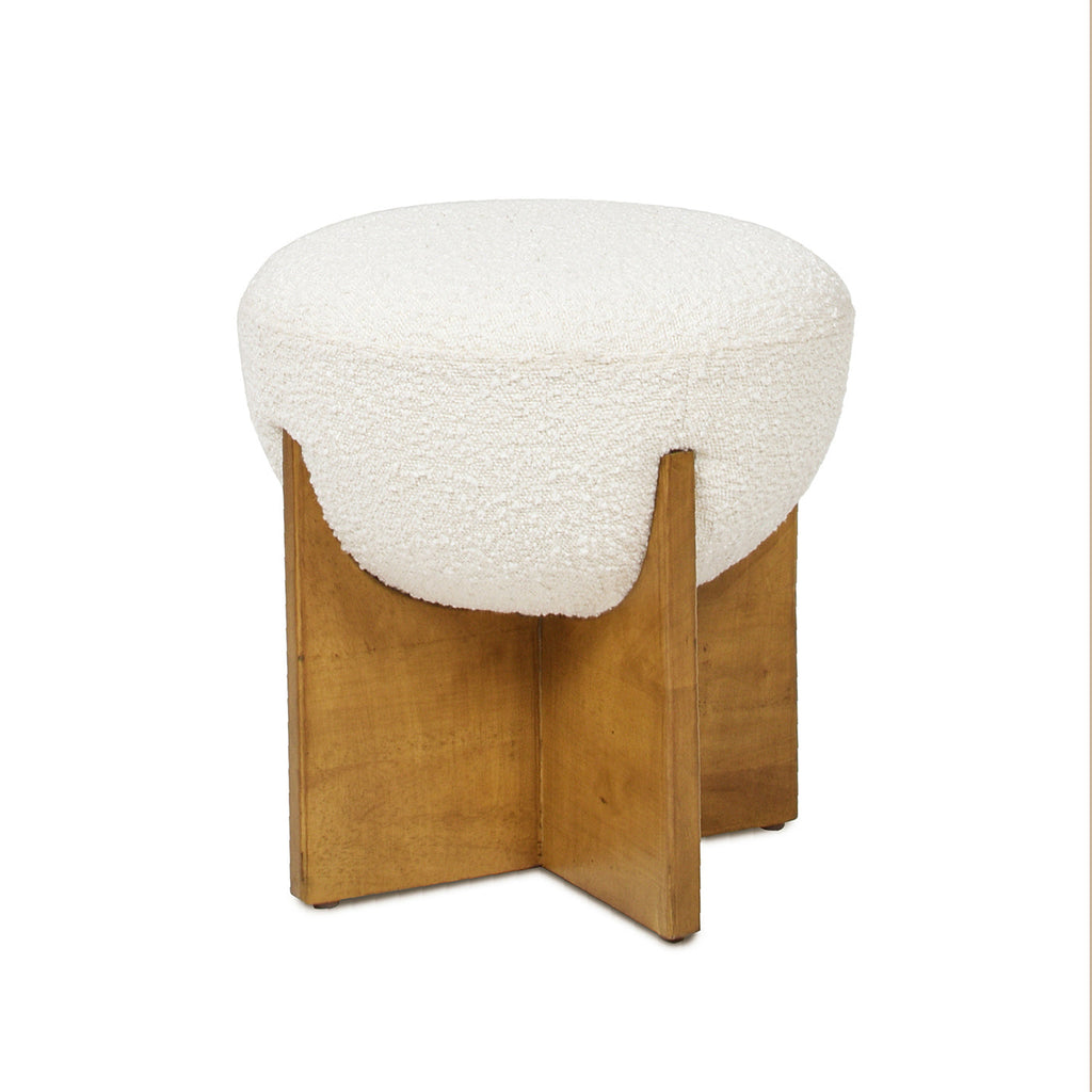 Bali 18.5" Round Upholstered Ottoman