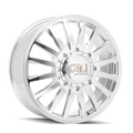 Cali Off-Road 9110D Summit Dually 22x8.25 / 8x210 BP / 115mm Offset / 154.2mm Hub Polished Wheel 9110D-22879PMF115