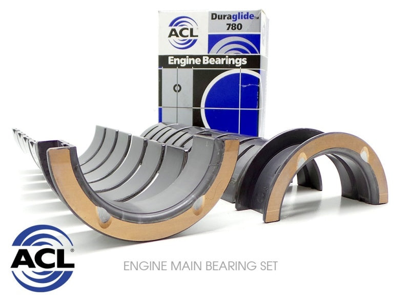 ACL 1955-1967 Chevy V8 265/283/302/327 .01mm Oversized Main Bearing Set 5M429P-01