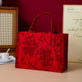Relief-printed Souvenir Canvas Gift Bag