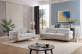 Zoe Modern Style 2PC Living Room Set (Sofa + Loveseat)