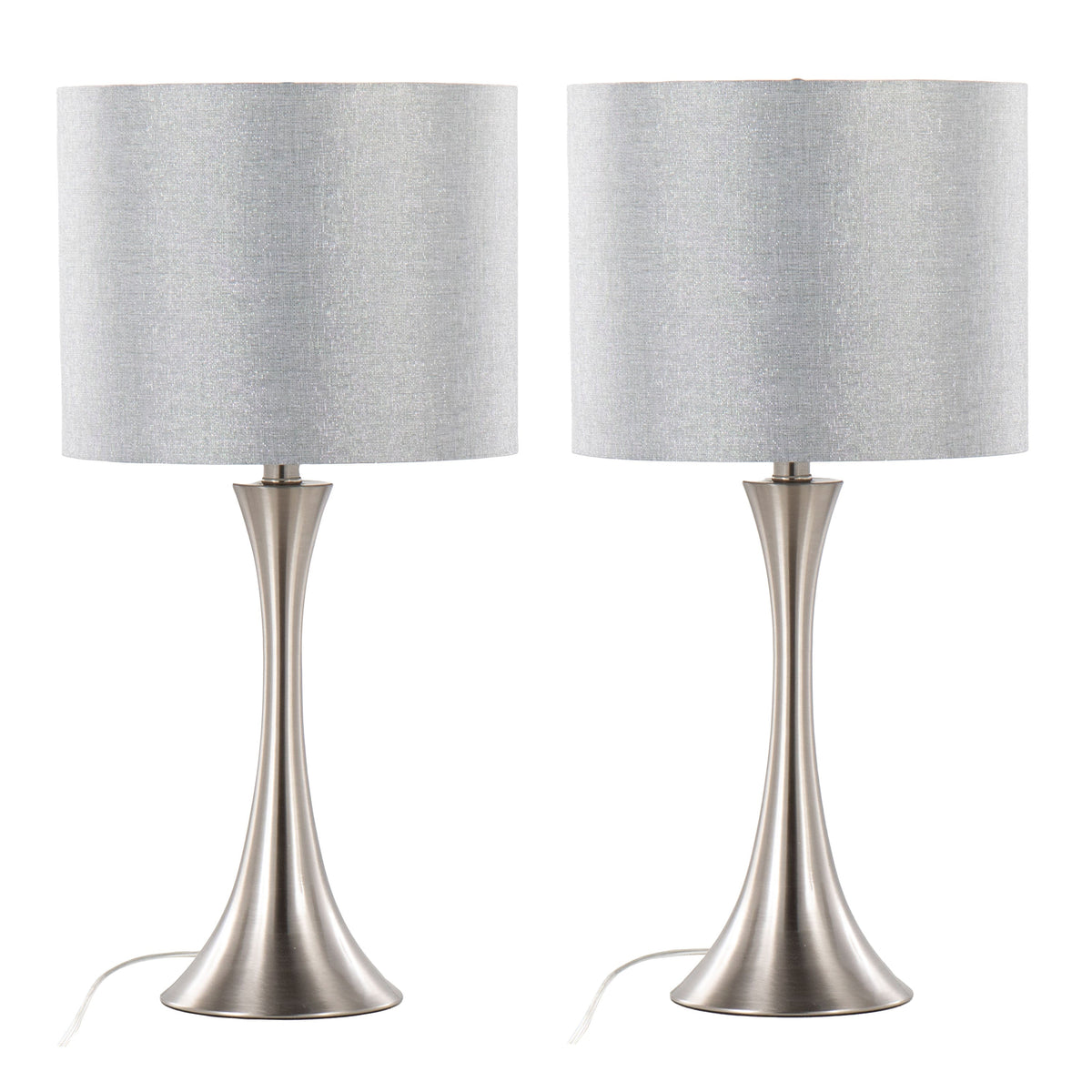24" Contemporary Metal Table Lamp