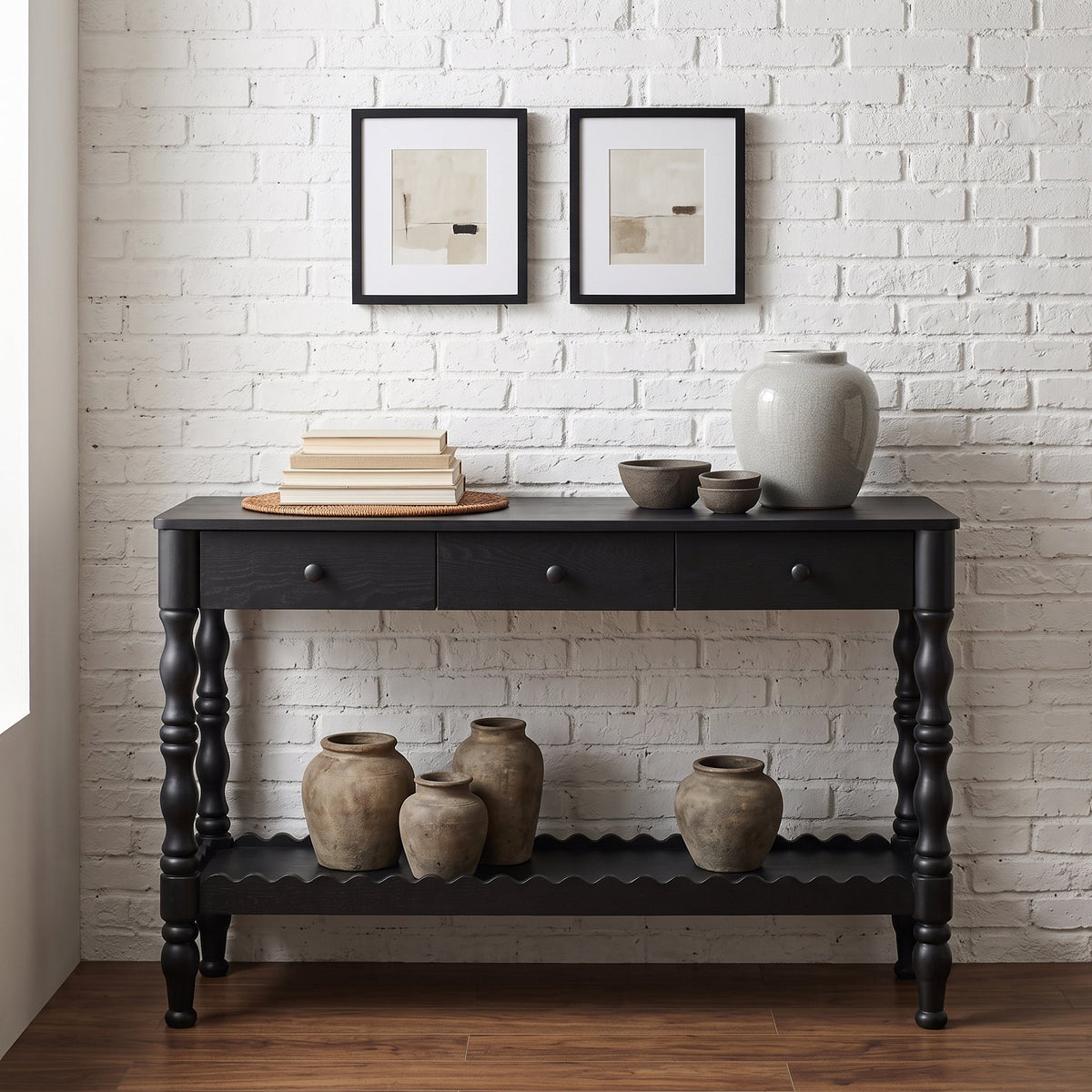 47.2'' Solid Wood Console Table for Entryway