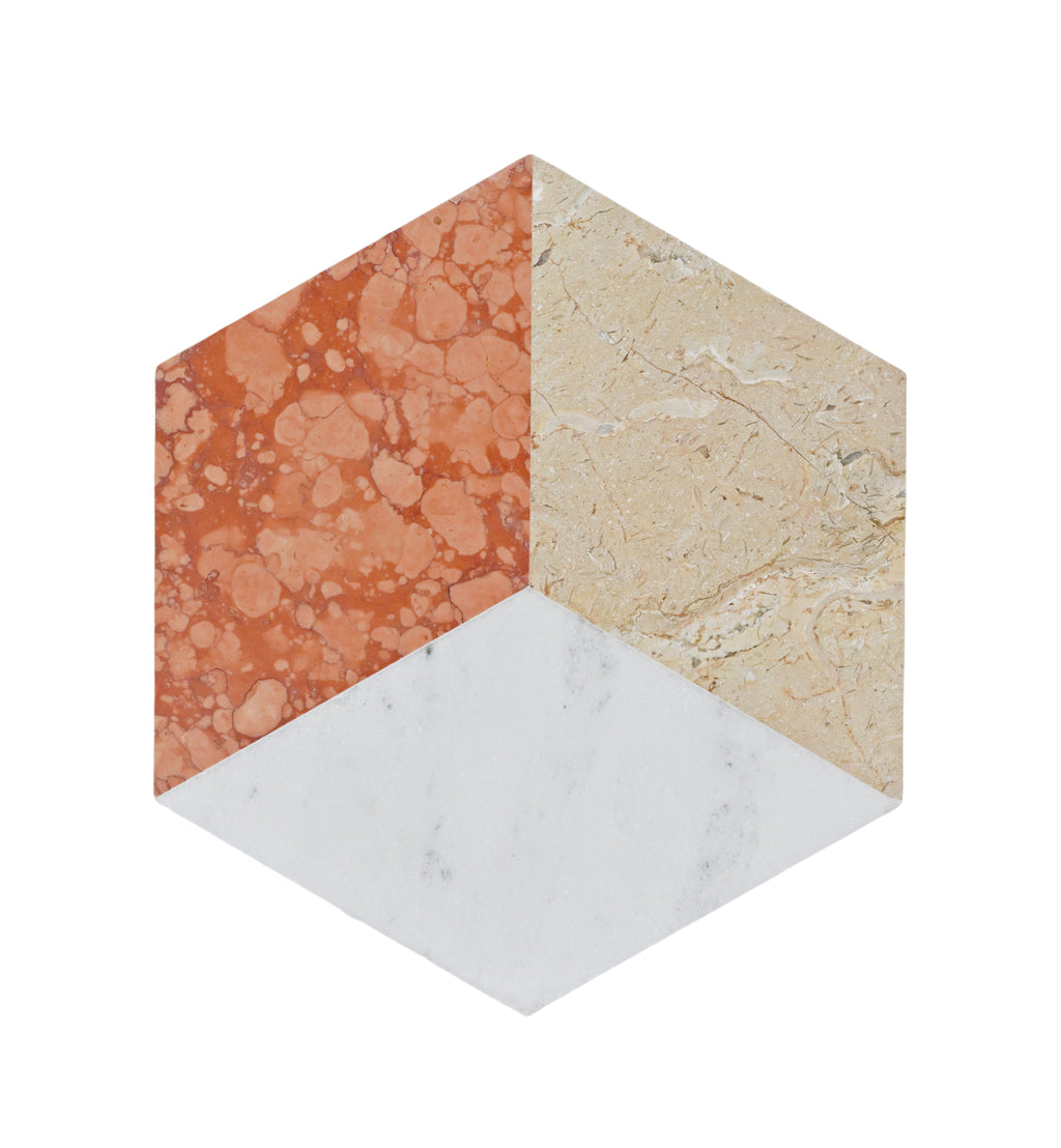 Hexagon Water-Jet Marble