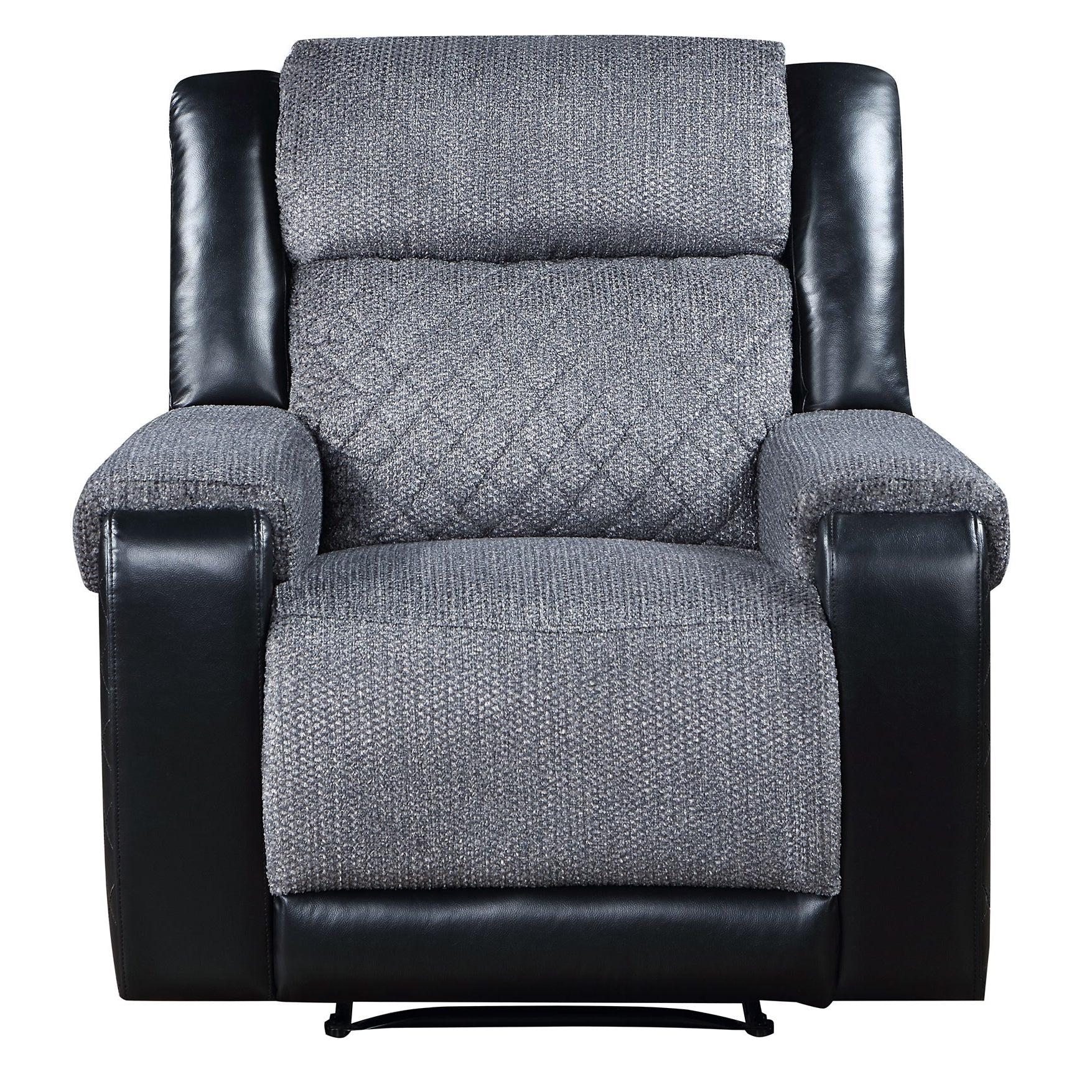 Alicia Grey/Black Recliner