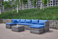 Patio Sofa with Cushions