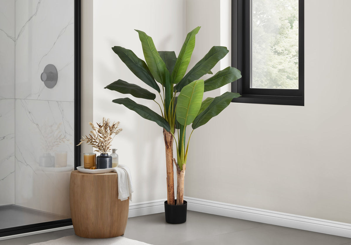 Artificial Banana Tree - 55" Tall Indoor Plant