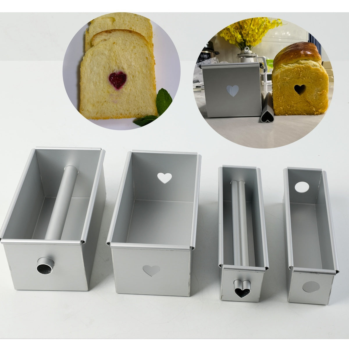 Hollow Core Cake Bread Mold With Lid