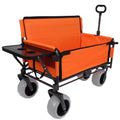 3-in-1 Folding Wagon with Bench Seat & Tabletop