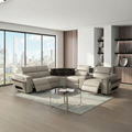 Nova Modern Style Sectional with Console and Bluetooth Speaker