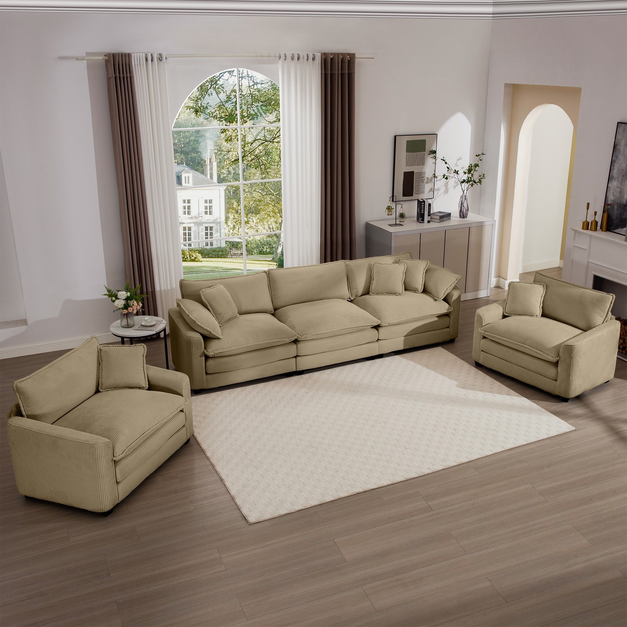Luxurious and Sophisticated Sofa Set