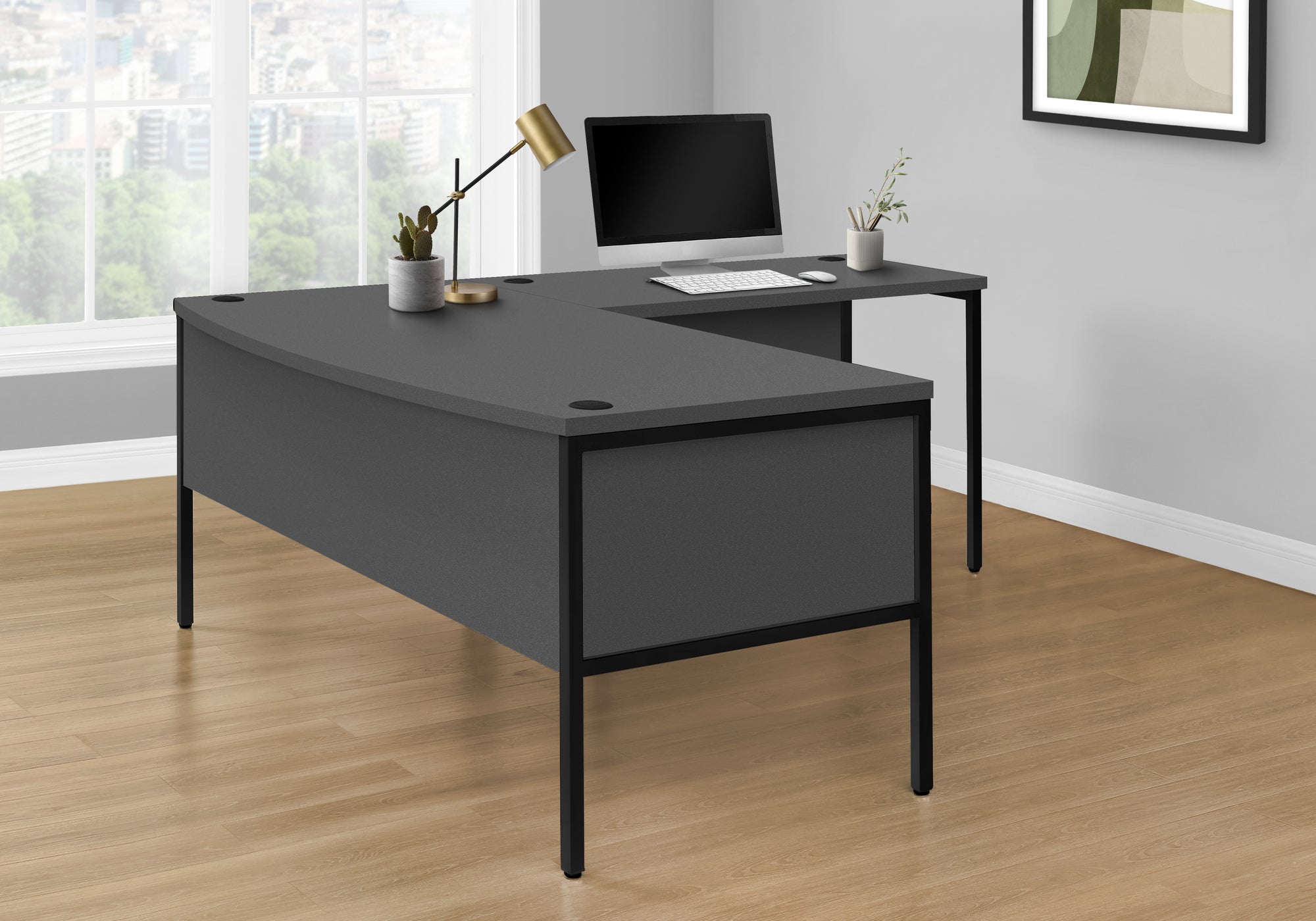 Contemporary 48" Computer Desk