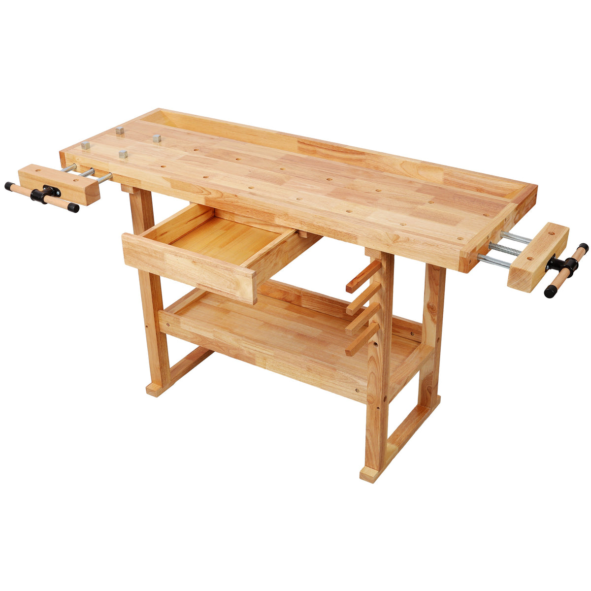 55" Heavy Duty Woodworking Bench with Adjustable Handle