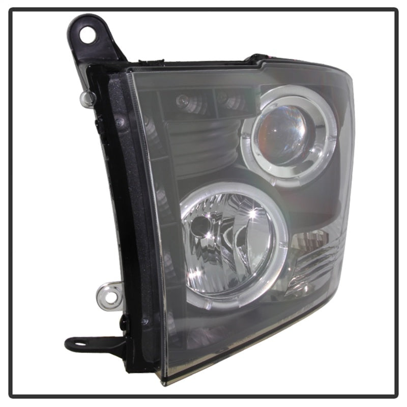 Spyder Dodge Ram 1500 09-14 10-14 Projector Headlights Halogen- LED Halo LED - Blk PRO-YD-DR09-HL-BK 5010032