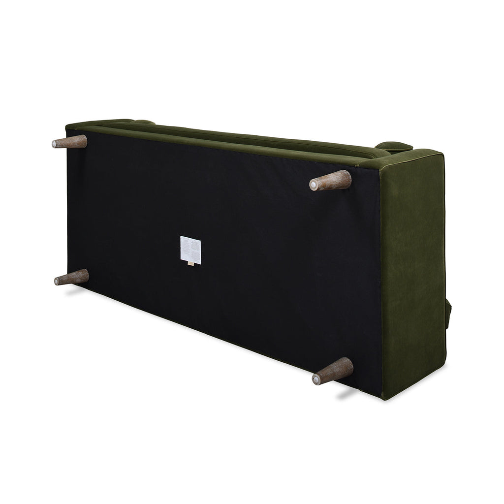 Nicholas 83.5" Mid-Century Modern Sofa, Olive