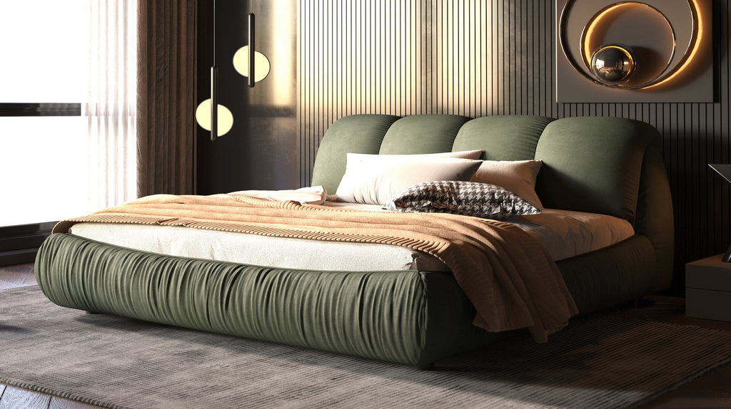King Size Luxury Upholstered Platform Bed