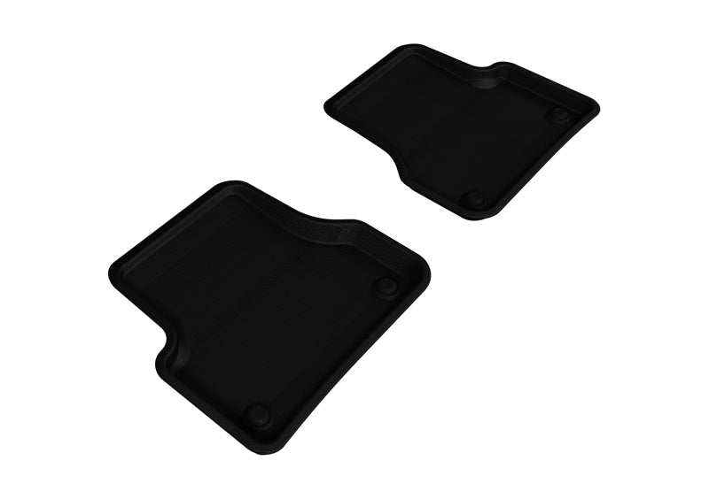 3D MAXpider 2012-2018 Audi A6/A7/S6/S7/RS7 Kagu 2nd Row Floormats - Black L1AD02221509