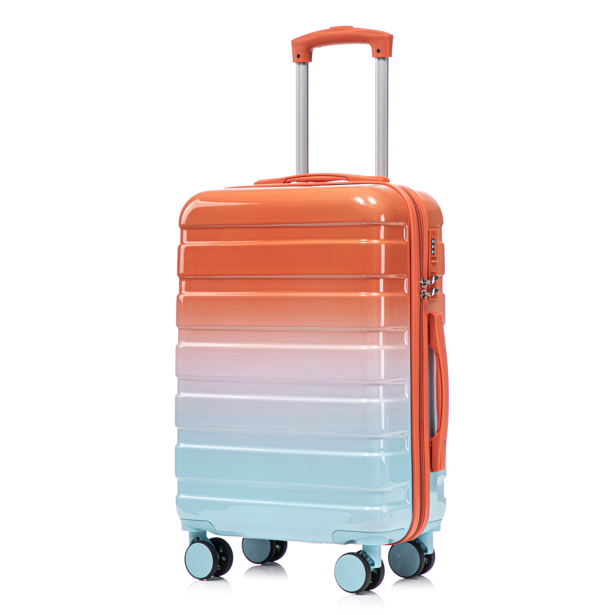14"/20" 2 pcs/set in PC Spinner Wheel Luggage