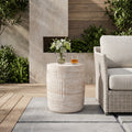 Outdoor/Indoor Lightweight Concrete Side Table