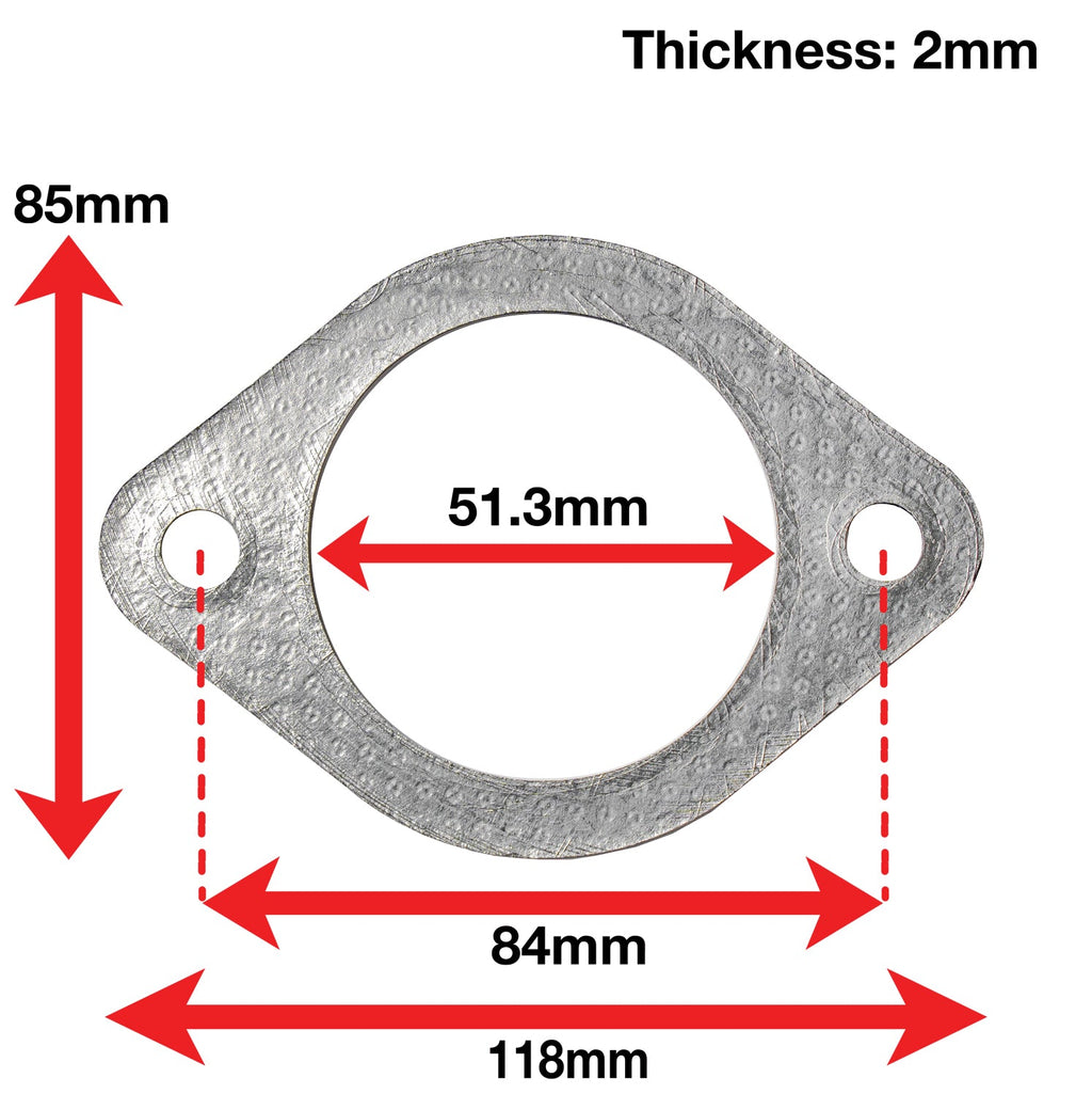 APEXi A'PEXi - Exhaust Gasket (Two Bolt) - Replacement
