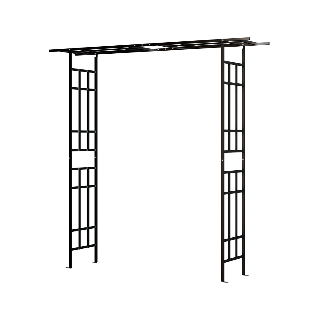 Metal Garden Arch with Adjustable Width