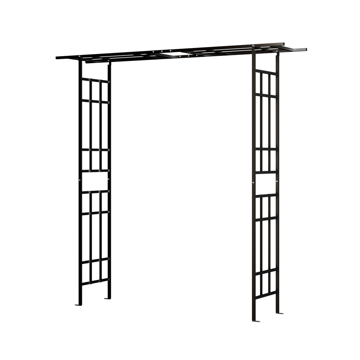 Metal Garden Arch with Adjustable Width
