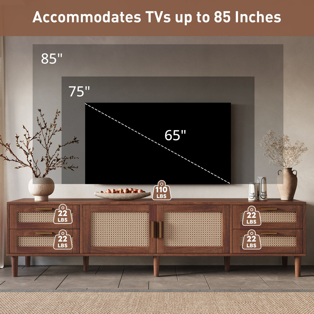 78 Inch TV Stand for TVs Up to 85 Inch