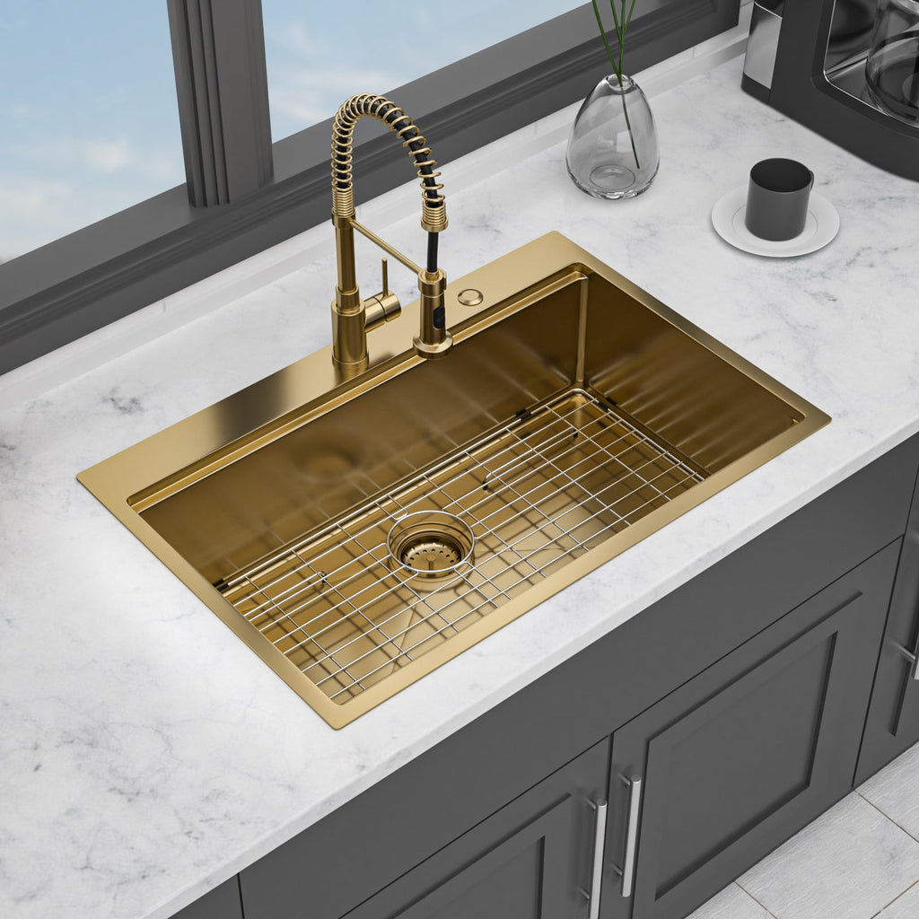 36" Drop-In Kitchen Sink