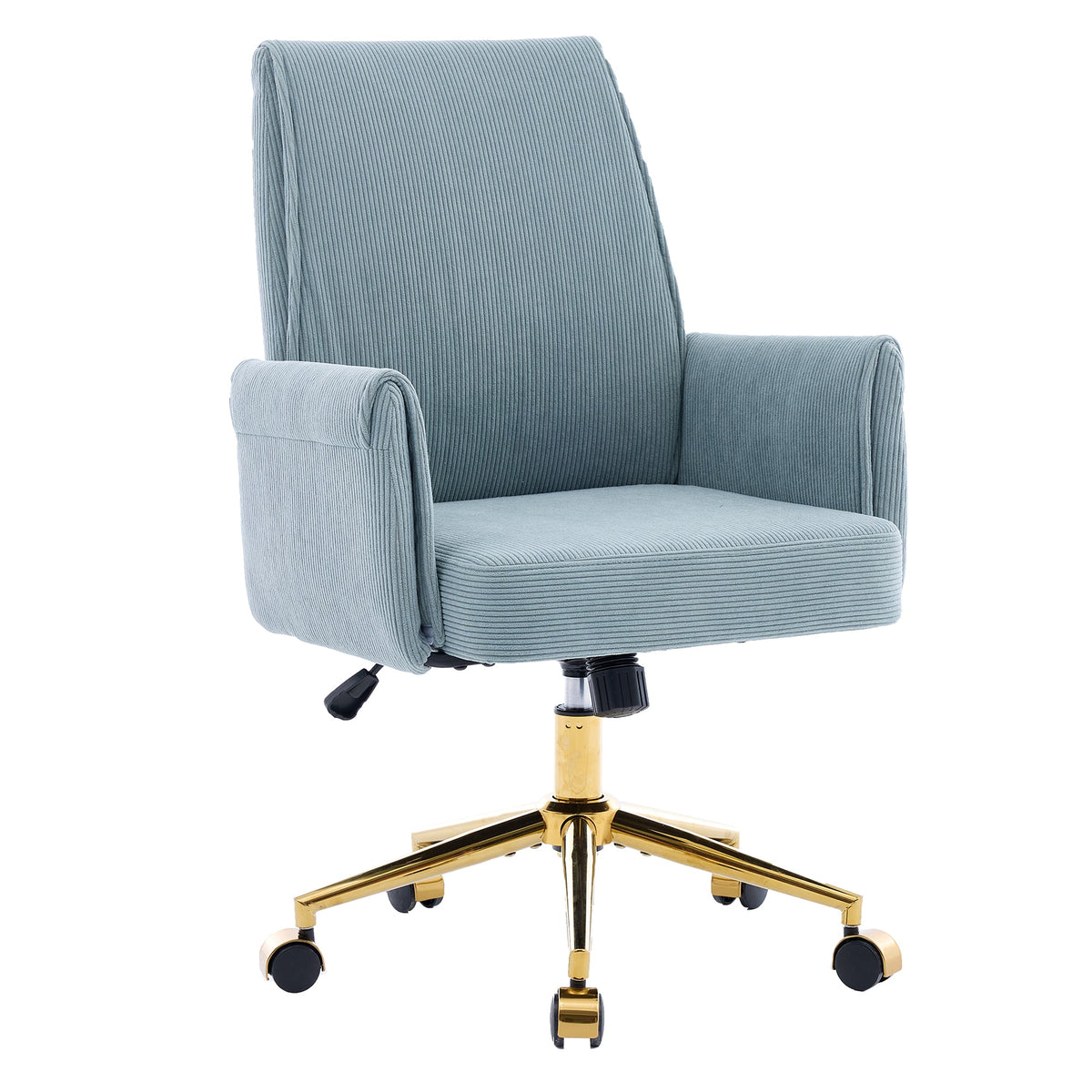Mid-back Liftable Office Chair in Striped Fabric