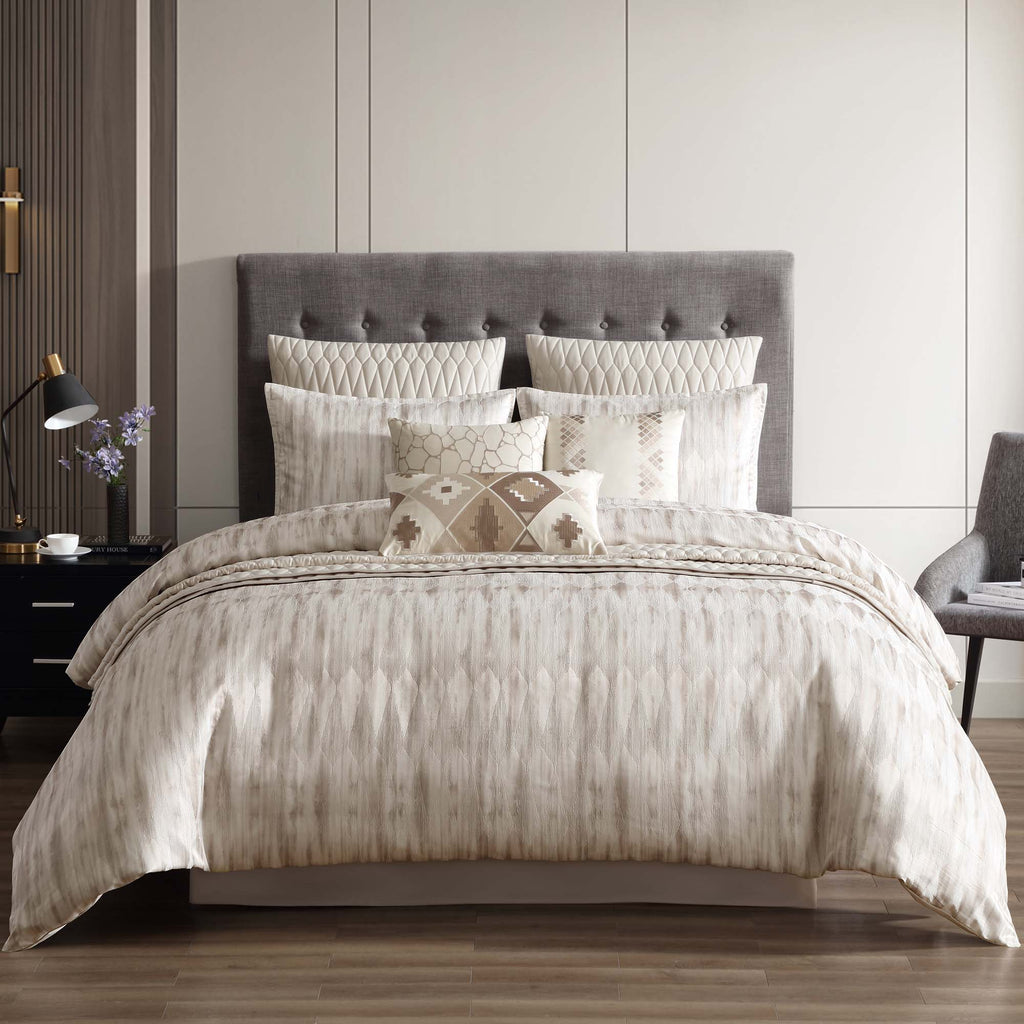 Milan 10 PC W Coverlet King Comforter Set